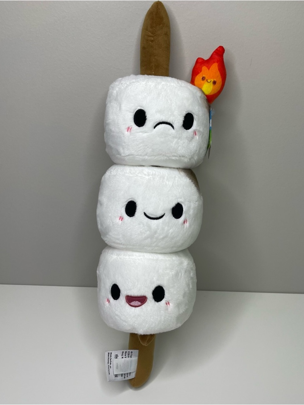 Squishable Comfort Food Roasting Marshmallows on a Stick Plush Campfire 19" NEW
